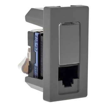 Pial Plus+ Cinza Módulo Tomada RJ45 CAT5#SIMONLEX#