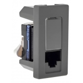 Pial Plus+ Cinza Módulo Tomada RJ45 CAT5#SIMONLEX#
