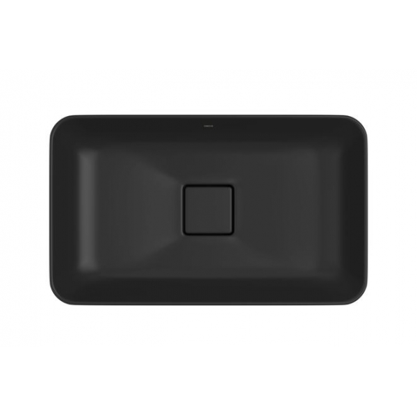 Cuba De Sobrepor Slim Retangular 50cm Ébano Fosco - Deca#SIM#
