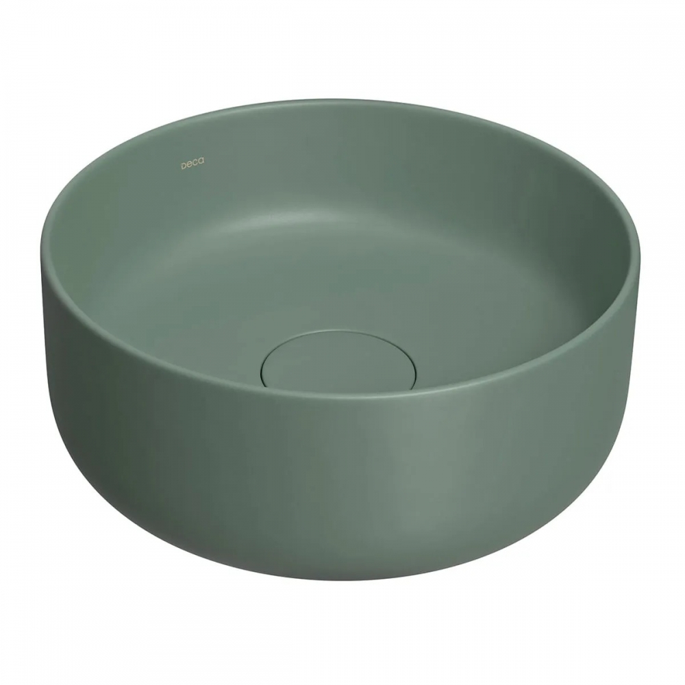 Cuba Redonda De Apoio 30cm Slim - Sálvia - Deca#SIM#