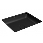 Cuba De Embutir Retangular 50cm  - Ébano Fosco - Deca#SIM#