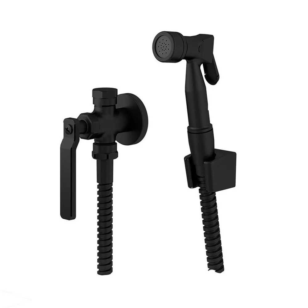 Ducha Higiênica Com Derivação Living Clássica 1745 BK702 - Preto Fosco - Fani#SIMONLEX#