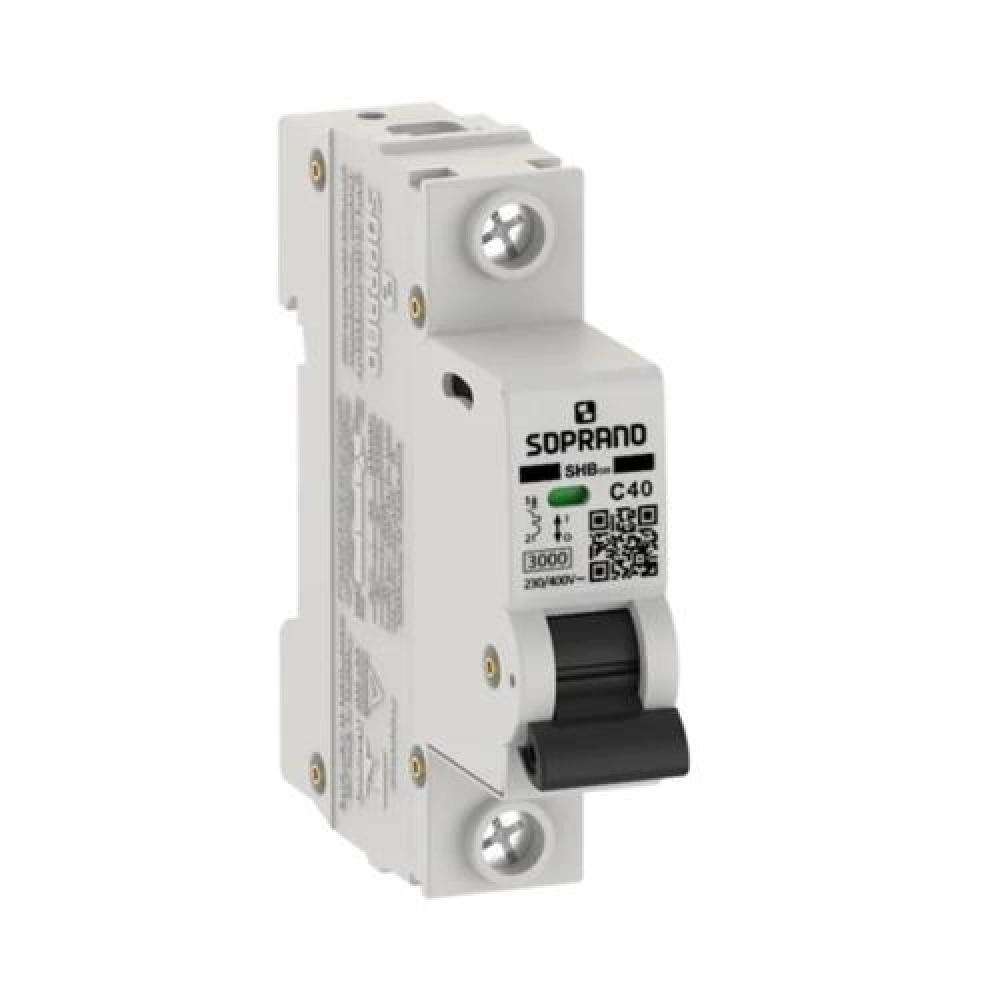 Disjuntor Unipolar DIN 40A 3KA – Soprano#SIMONLEX#