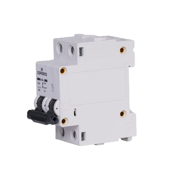 Disjuntor Bipolar 40A Din C Shb Gii 3kA - Soprano#SIMONLEX#