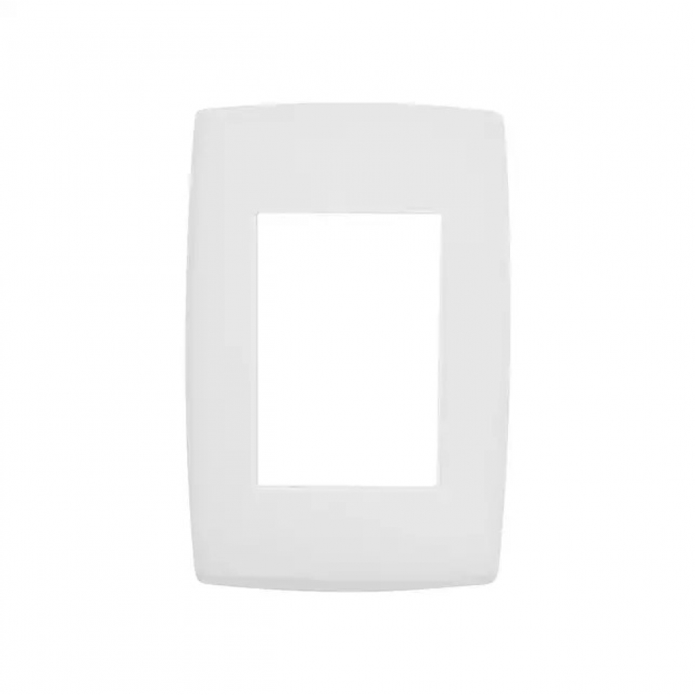 Placa 2x4 3 Seções Pial Plus - branco - Legrand#SIMONLEX#