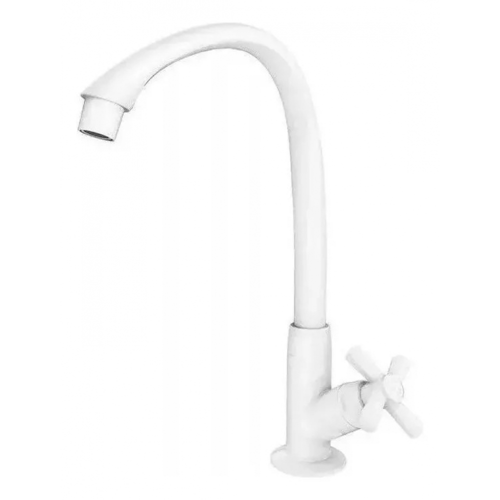Torneira Cozinha Mesa Alta Móvel Cross Branca 1/2-3/4 - Tigre#SIMONLEX#