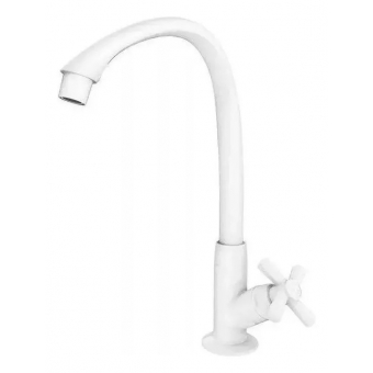 Torneira Cozinha Mesa Alta Móvel Cross Branca 1/2-3/4 - Tigre#SIMONLEX#