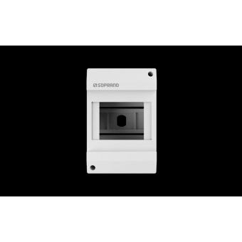 Quadro de Distribuição de Pvc Sobrepor 4 Disjuntores Din Sem Tampa - Soprano#SIMONLEX#