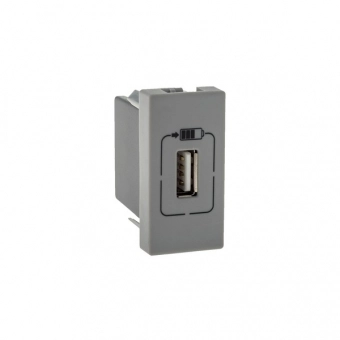 Modulo Carregador USB Cinza  Pial Plus+#SIMONLEX#