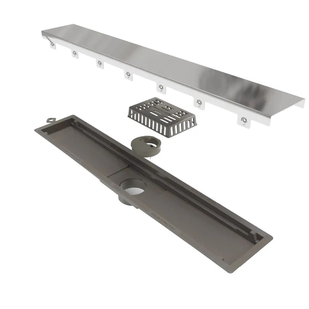 Ralo Linear Pvc Seco 50cm Saida Central Polido - Novii#SIMONLEX#