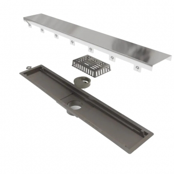 Ralo Linear Pvc Seco 50cm Saida Central Polido - Novii#SIMONLEX#