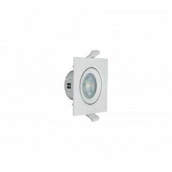 Kit Led Spot Emb Quad 4w 3000k Biv Branco C/5 Unid- Pop