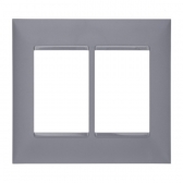 Placa 4X4 6 Postos Cinza - Pial Plus+#SIMONLEX#