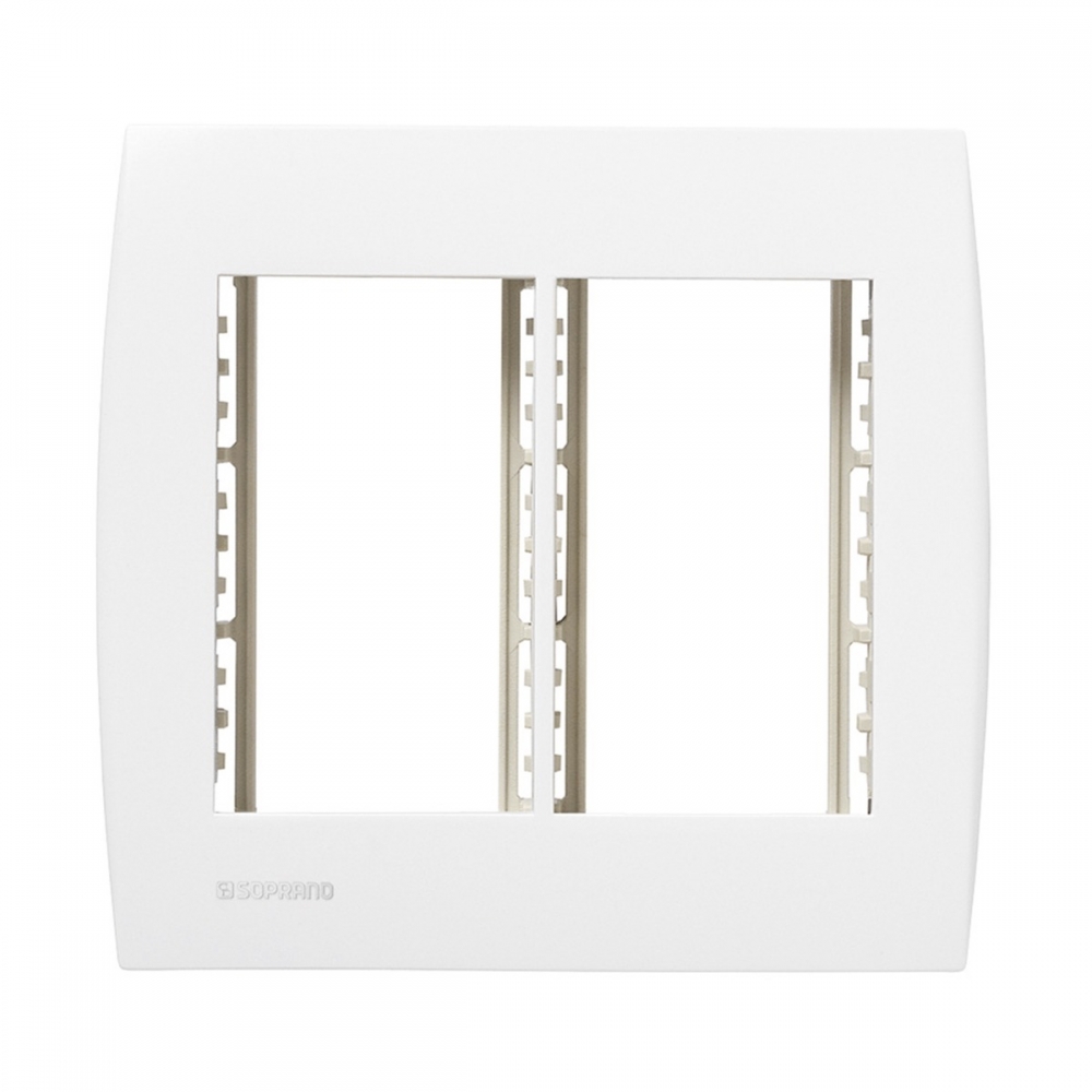Placa 4x4 6 Modulo C/Suporte Ilus - Soprano#SIMONLEX#
