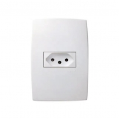 Conjunto Tomada 2P+T 10A Pial Plus - Branca - Legrand#SIMONLEX#