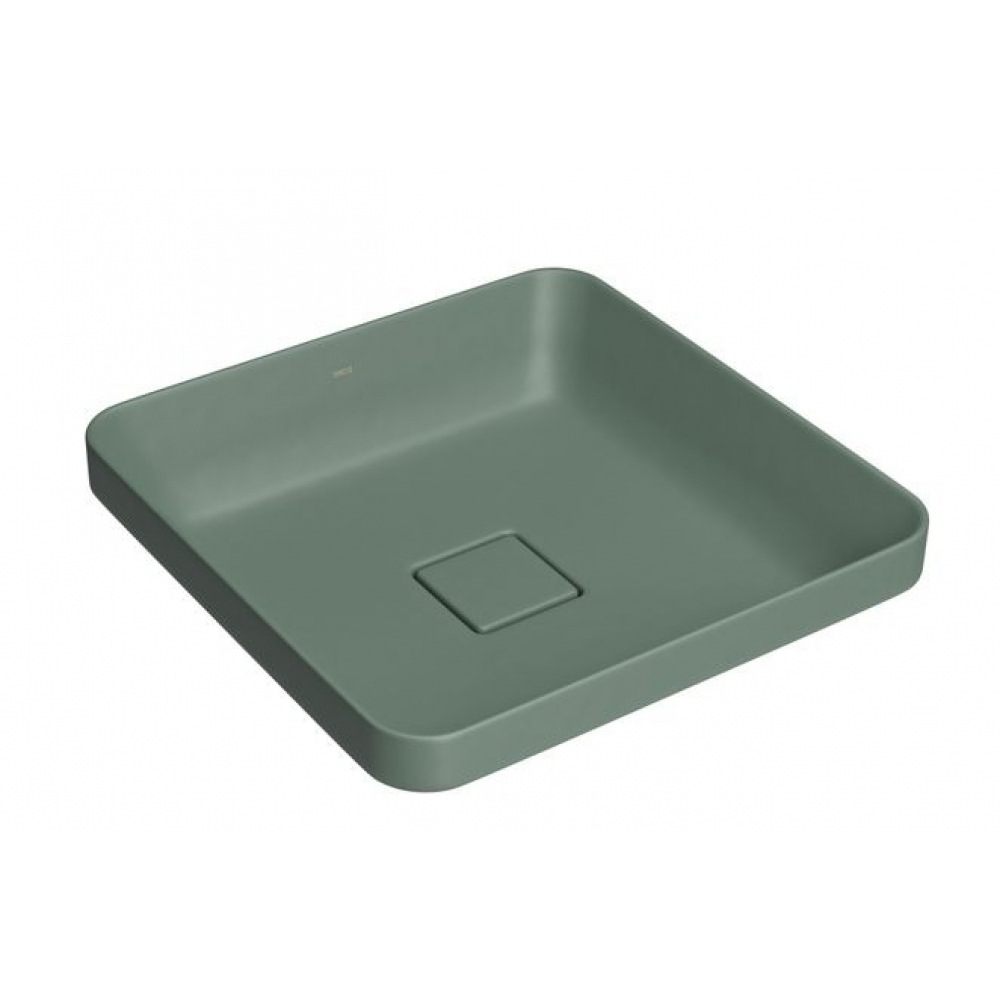 Cuba Slim De Sobrepor Quadrada 40cm Sálvia - Deca#SIM#