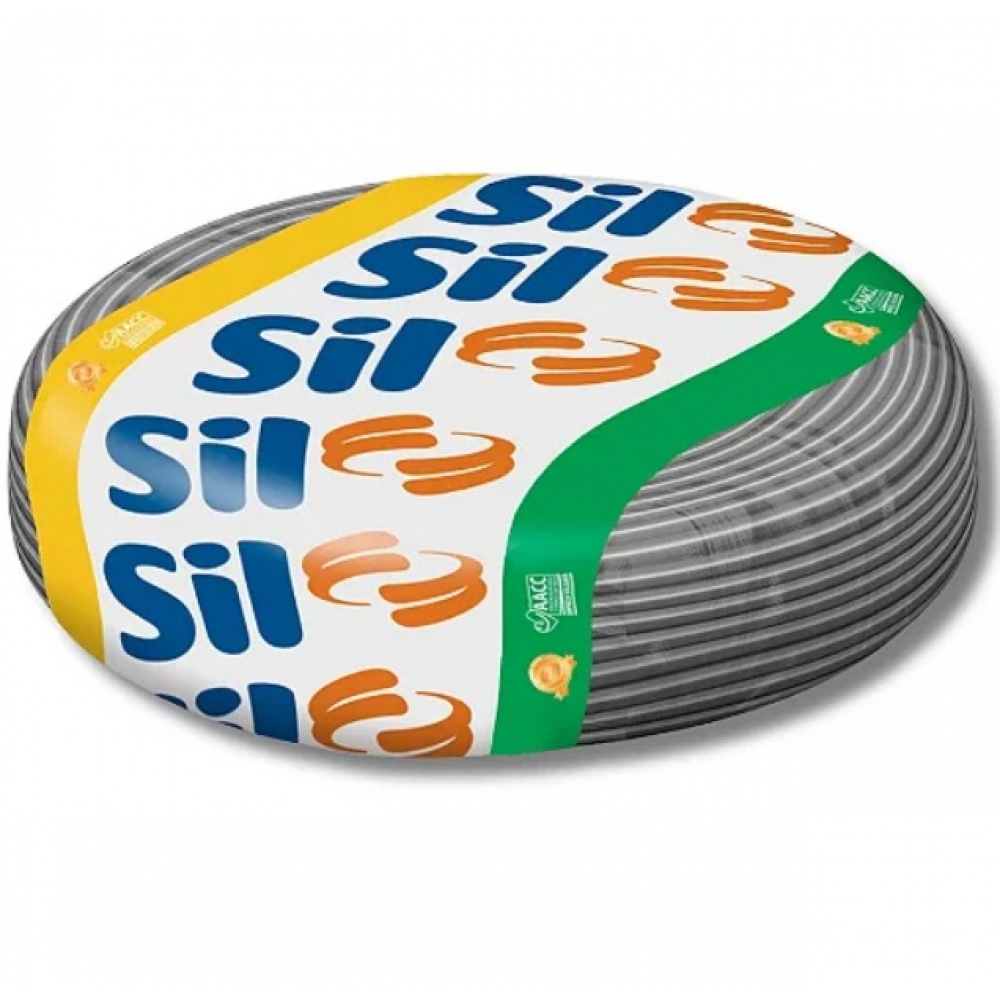 Cabo Flex Rolo 100m 4,0mm2 750v Cinza - Sil#SIMONLEX#