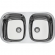 Cuba de Embutir de Inox Isis Retangular Alto Brilho Dupla 34 BL - Tramontina#SIM#