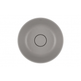 Cuba De Sobrepor Redonda 30cm Cinza Antracite - Deca#SIM#