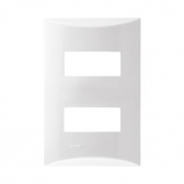 Brava Placa 4X2 2 Módulos Separados Sem Suporte - SOPRANO#SIMONLEX#