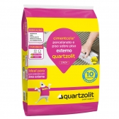 Argamassa Para Piso Sobre Piso Externo Cinza 20kg - Quartzolit#SIMONLEX#