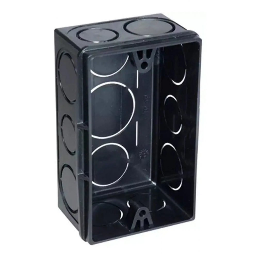 Caixa De Luz pvc 4 X 2 Preta - Tigre#SIMONLEX#