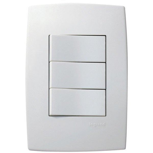 Interruptor Simples Com 3 Teclas 10A 250V Pial Plus - Legrand#SIMONLEX#