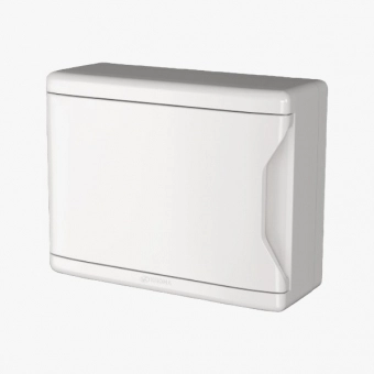 Quadro de Distribuição de Pvc Sobrepor Branco 6/8 Disjuntores Sem Barramento - Krona#SIMONLEX#
