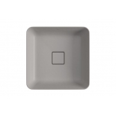 Cuba Slim De Sobrepor Quadrada 40cm Cinza Antracite - Deca#SIM#