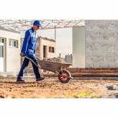 Carrinho De Mão Extraforte C/Caçamba Met. Cinza 65L, Braço Met. E Pneu Maciço - Tramontina#SIMONLEX#