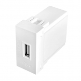 Fame Modulo Tomada USB 15W/5V/3A Bivolt Modulare / Evidence / Blanc+#SIMONLEX#