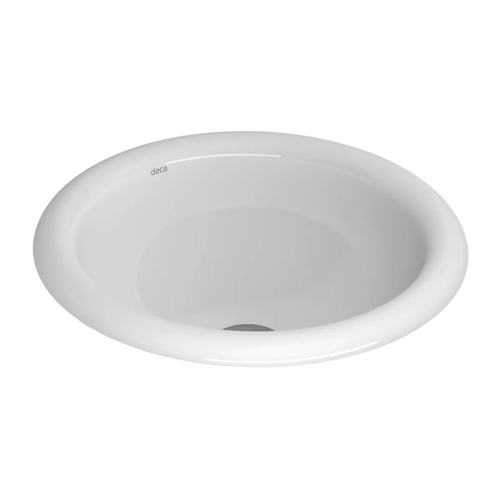 Cuba De Sobrepor Redonda 310mm Branco Gelo - Deca#SIM#