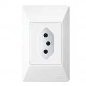 Fame SX Tomada 2P+T Padrão Brasil 10A#SIMONLEX#