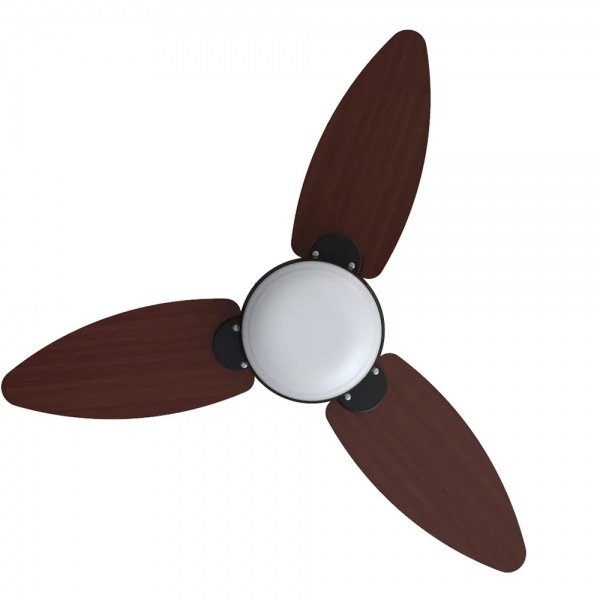 Ventilador De Teto Elluz 3p Pr/Tabaco C/R Inverter Bivolt - Ventisol#SIMONLEX#