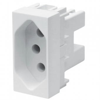 Fame Elegance Modulo Tomada 2P+T PB 20A#SIMONLEX#