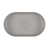 Cuba Oval De Apoio 50cm Slim - Cinza Antracite - Deca#SIM#