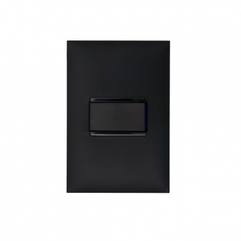 Interruptor 4x2 Simples Plus+ 10A 250V Pial Plus - Preto#SIMONLEX#