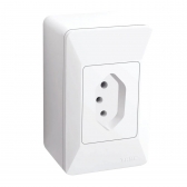 Fame SX Tomada 2P+T Padrão Brasil 10A + Caixa#SIMONLEX#