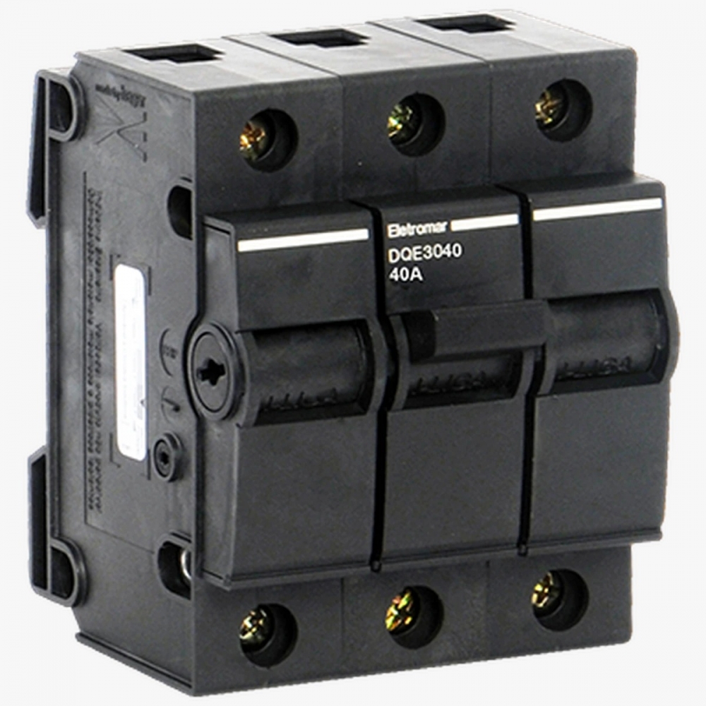 Disjuntor Tripolar Nema B 40A - Eletromar#SIMONLEX#