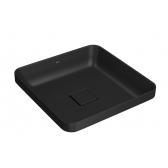 Cuba De Sobrepor Quadrada 40cm Slim - Ébano Fosco - Deca#SIM#