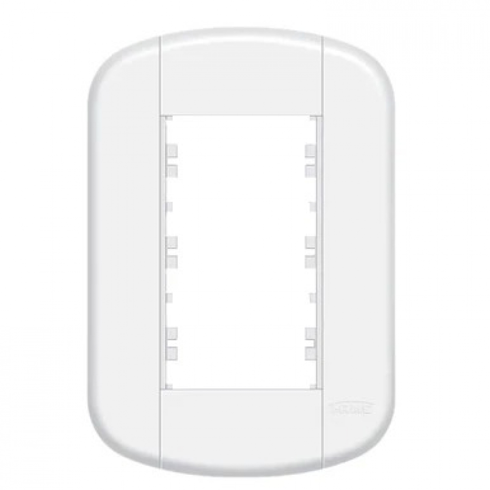 Fame Blanc+ Placa 4X2 03 Módulos#SIMONLEX#