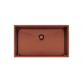 Cuba de Inox Quadrum 70x40x20,5 Rose - Tramontina#SIM#