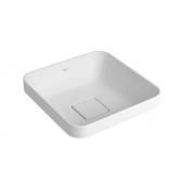 Cuba De Sobrepor Quadrada 30cm Slim - Branco - Deca#SIM#