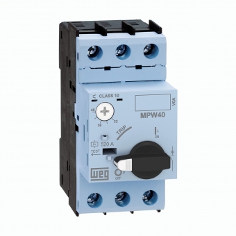 Disjuntor Motor 0,1-0,16A MPW403C016 Azul - Weg#SIMONLEX#