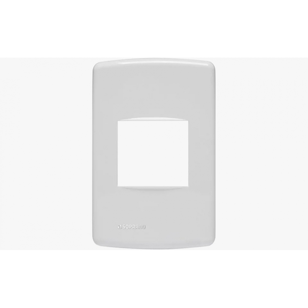 Duale Placa 4X2 2 Módulos Juntos Sem Suporte - Soprano#SIMONLEX#