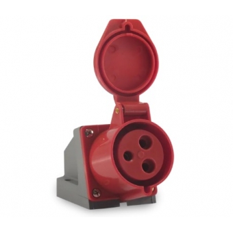 Tomada Industrial Sobrepor 3P+T 63A - Soprano#SIMONLEX#