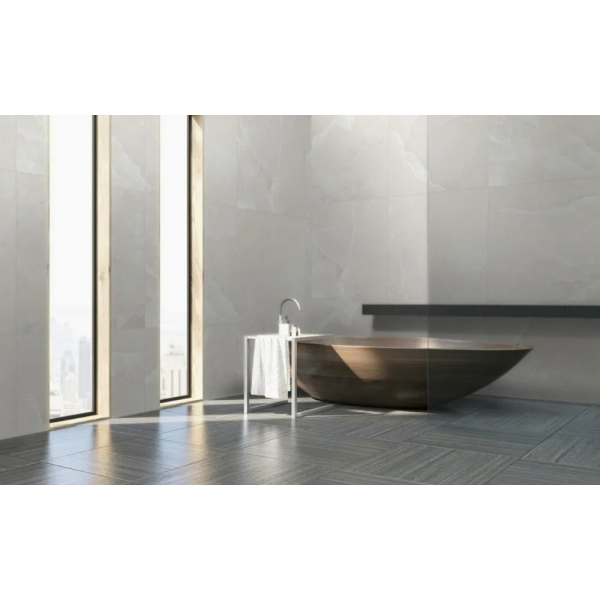 Porcelanato 94X94 Bianco Onice Satiny Acetinado - Caixa com 2,65 M2 - Castelli#SIMONLEX#