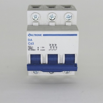 Disjuntor Tripolar Din C 63A 3kA - Tron#SIMONLEX#