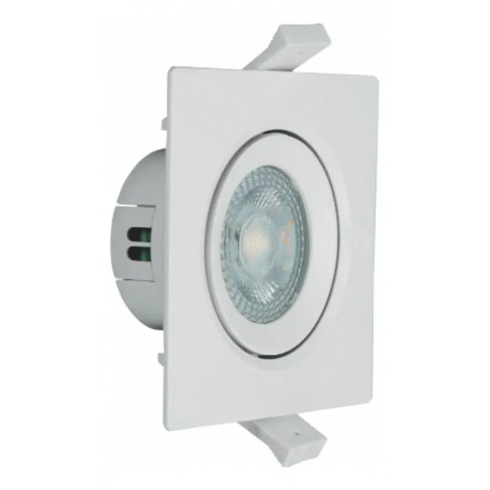 Led Spot Embutir Quadrado 4w 3000k Bivolt Branco – Pop - G-Light
