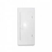 Quadro de Distribuição Acetinado de Chapa Embutir Din P/ 72 Disjun C/Barr 150A -Moratori#SIMONLEX#